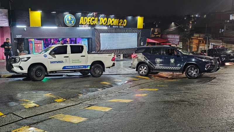 Santo André aplica 27 autuações em Operação Sono Tranquilo no fim de semana