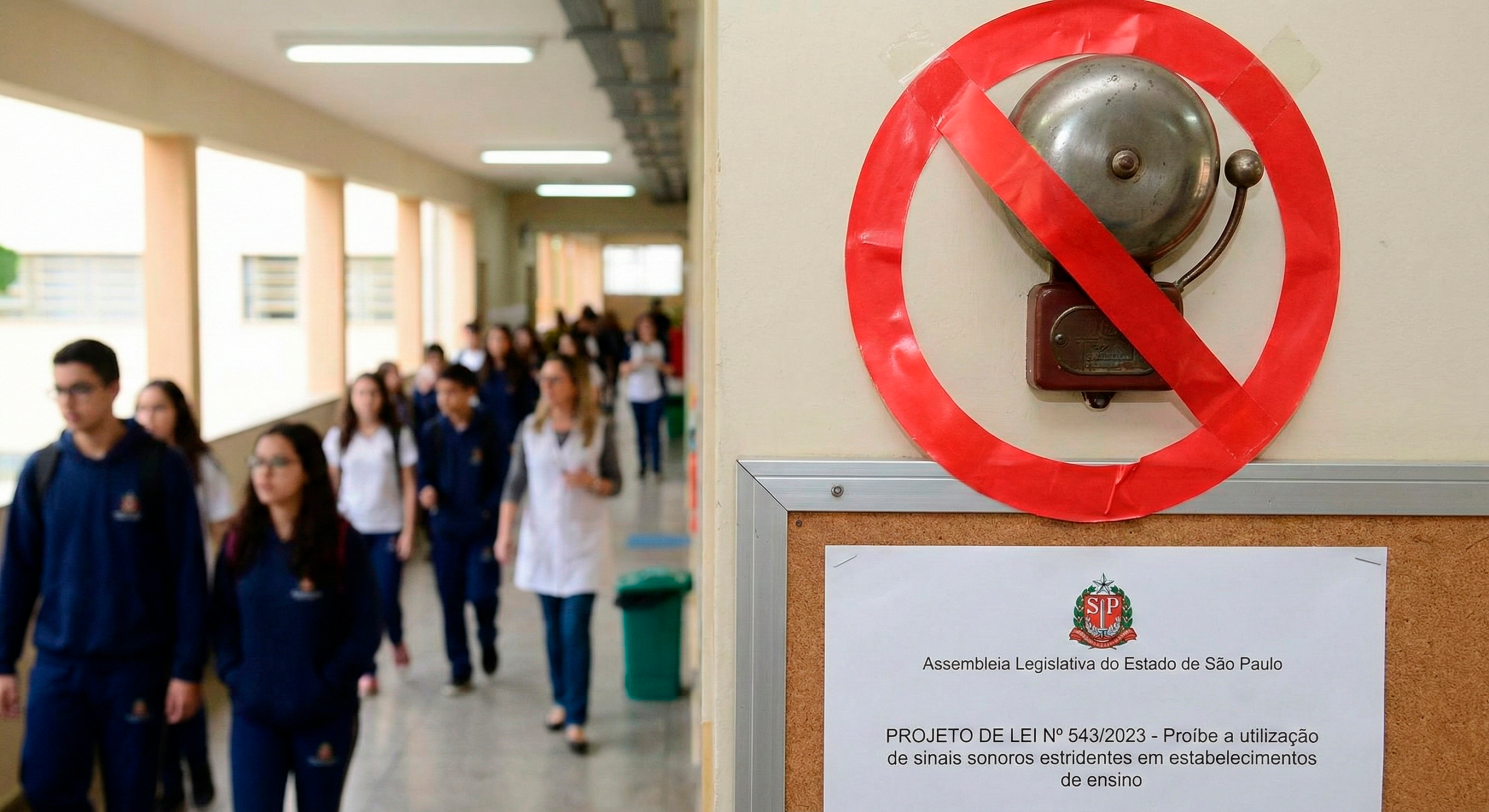 Lei de Clarice Ganem garante substituição de sinais sonoros em escolas para inclusão de alunos com TEA no Estado de São Paulo