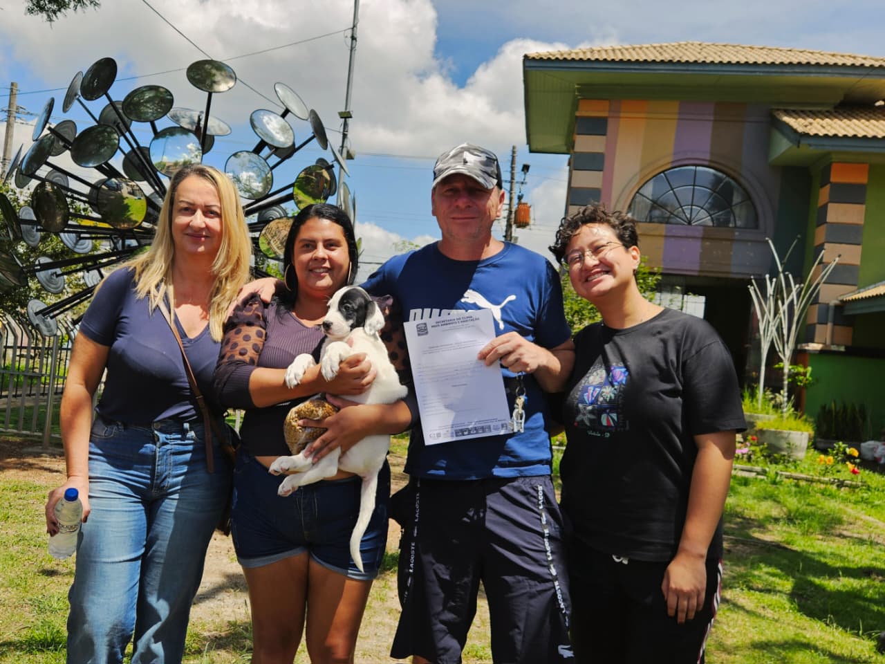 Projeto Tigela Cheia arrecada 350 kg de PET, promove 10 adoções e aplica 35 vacinas em Ribeirão Pires
