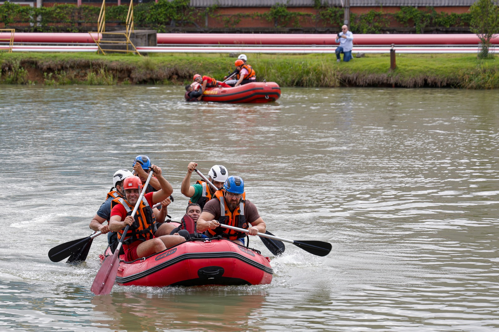 Prefeitura de São Caetano realiza treinamento integrado para atuação em situações de enchentes e chuvas intensas