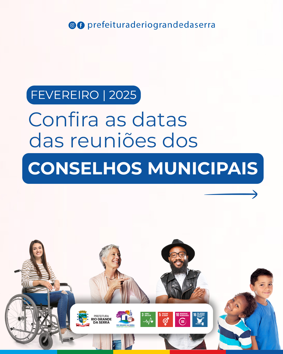 📢 Participe das reuniões dos Conselhos Municipais em Fevereiro/2025!