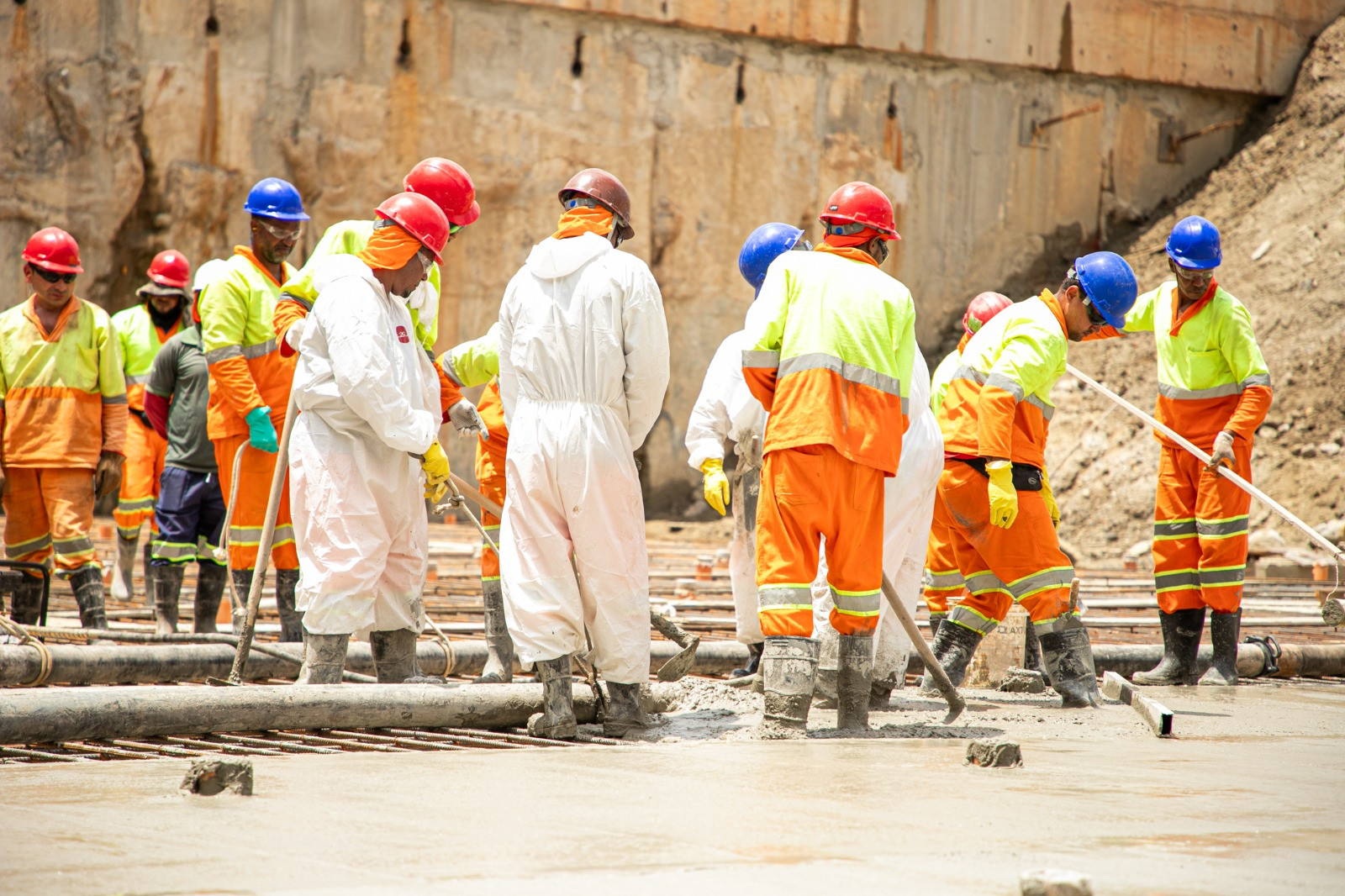 Piscinão no Bairro Fundação, em São Caetano, registra avanços e chega a 70% de obras executada