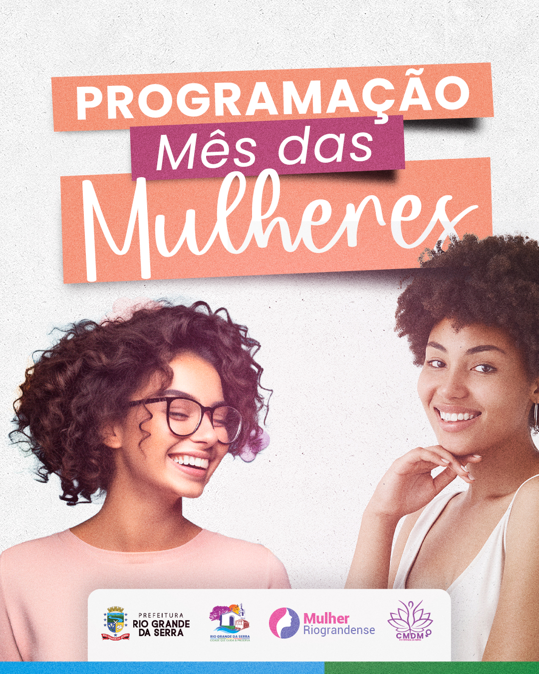 Programação do Mês da Mulher