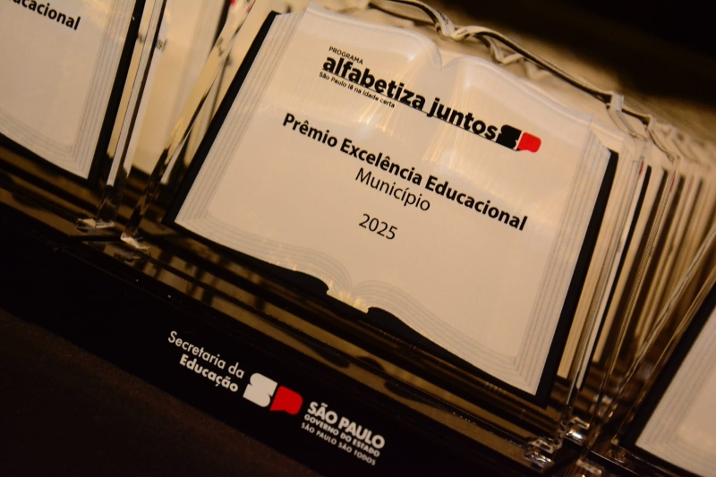 Santo André é destaque estadual na alfabetização e conquista Prêmio Excelência Educacional