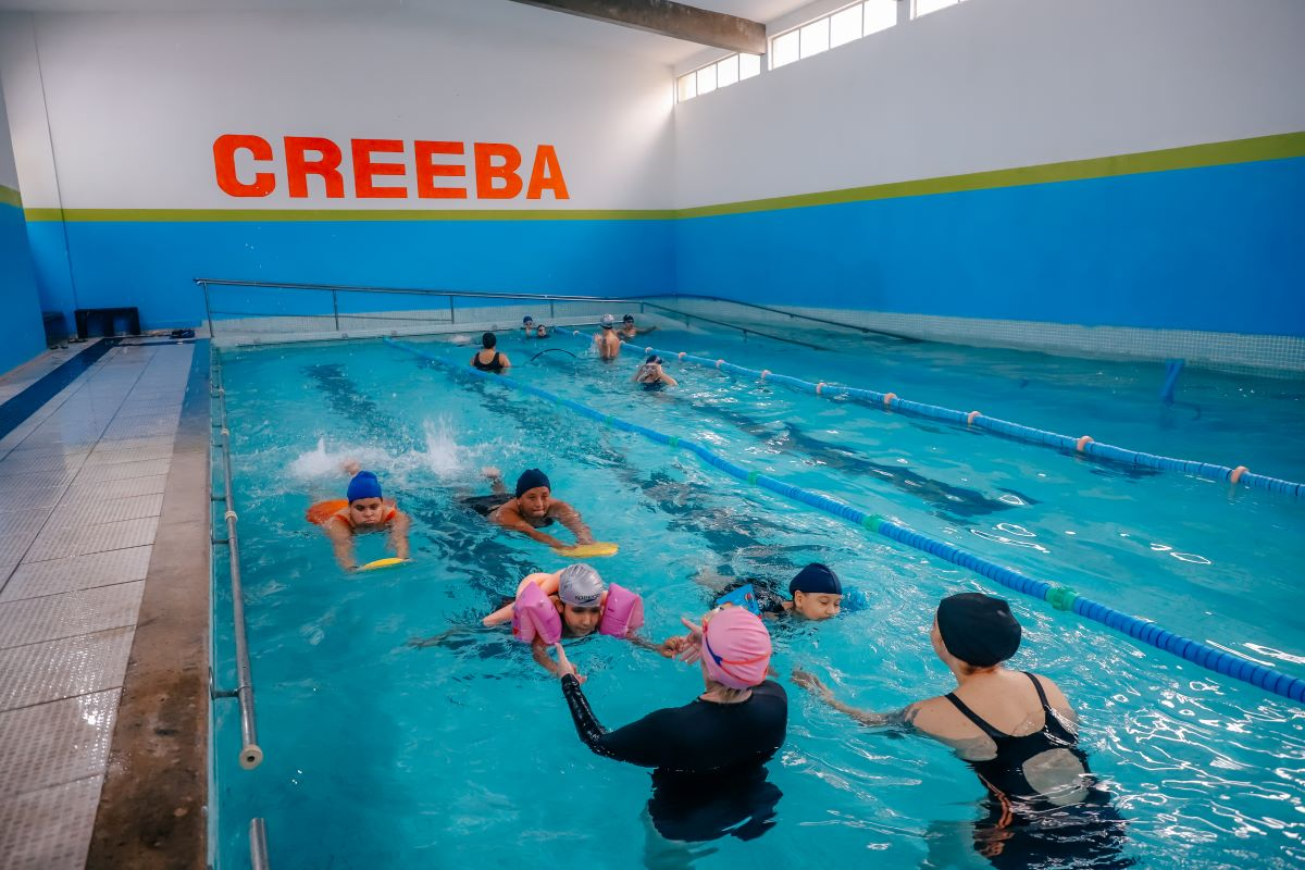 Entrega em São Bernardo garante reestruturação da piscina do Creeba, no Assunção