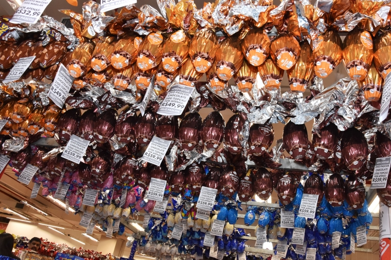 Procon Santo André identifica variação superior a 70% nos preços de ovos de chocolate