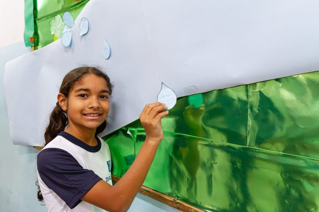 Ação ambiental com estudantes de Diadema comemora o Dia da Água