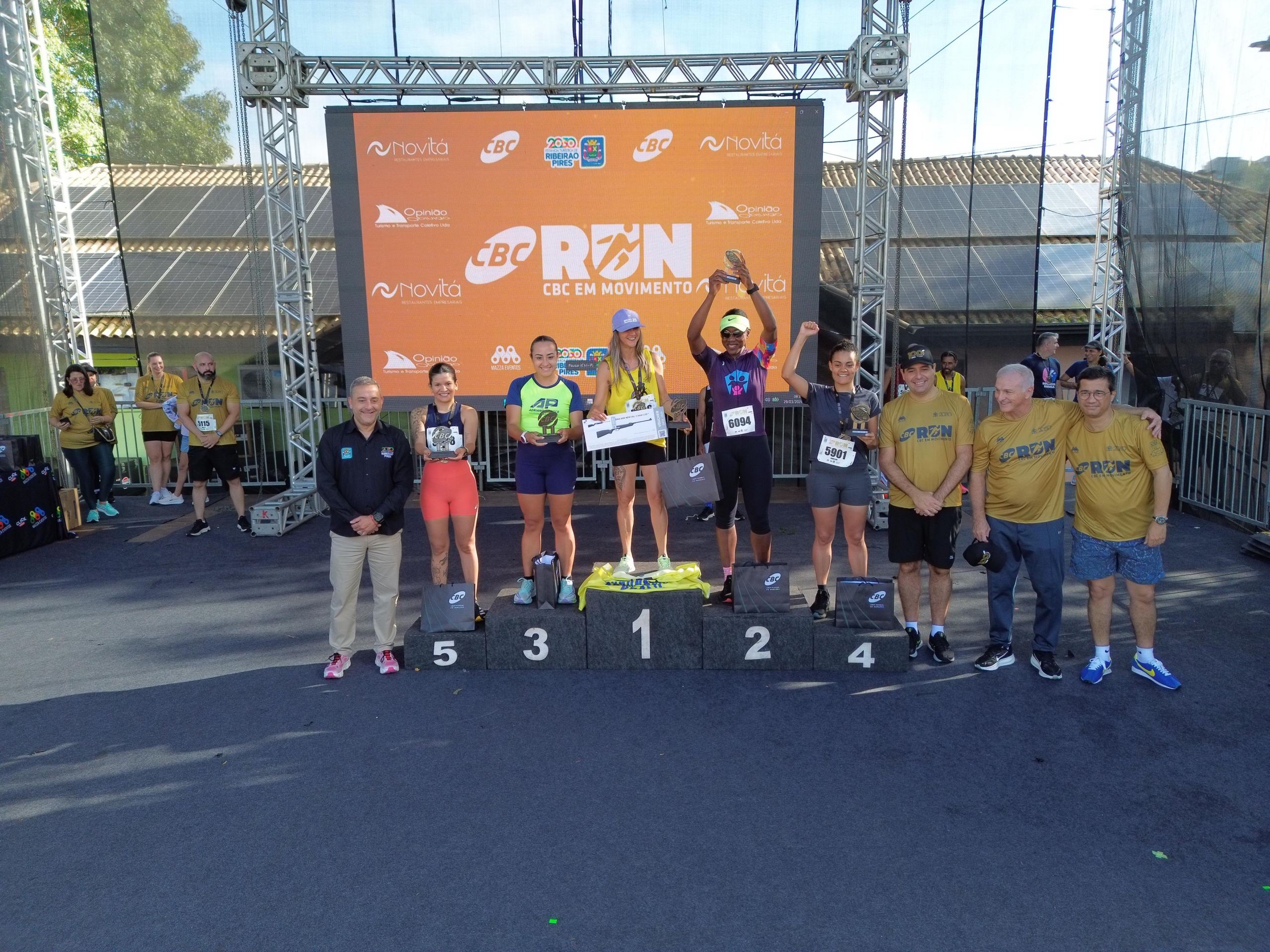 CBC Run reúne 1.600 atletas em Ribeirão Pires com largada no Paço Municipal