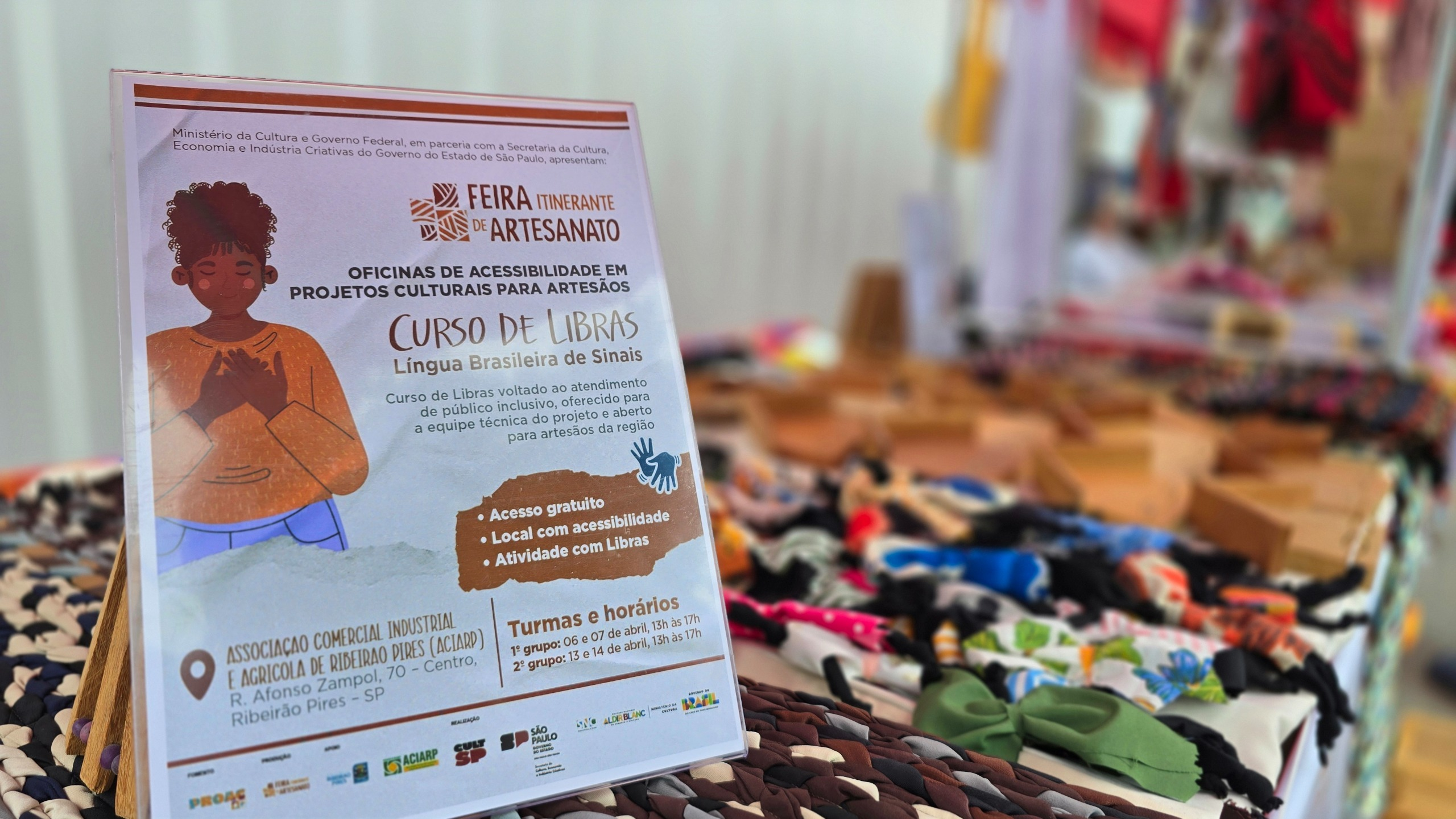 Feira Itinerante de Artesanato retoma programação gratuita em Ribeirão Pires nesta quarta (15)