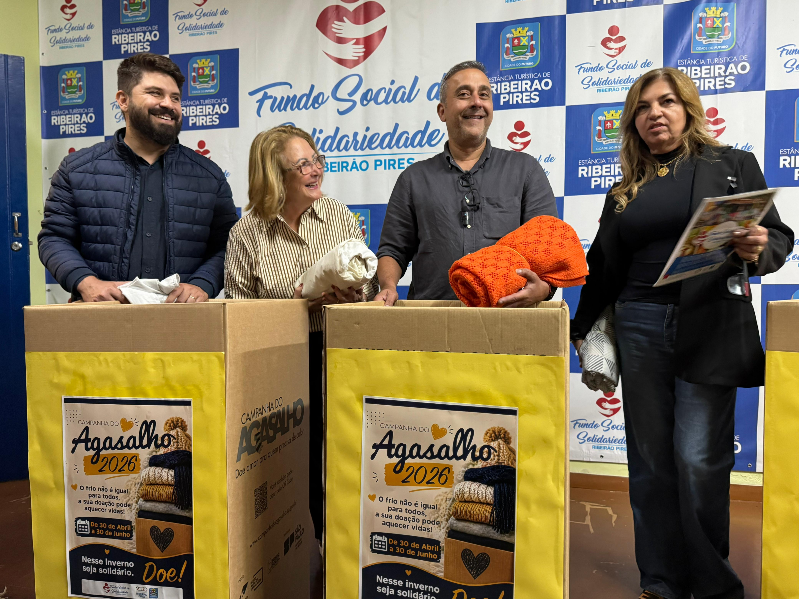 Prefeitura de Ribeirão Pires lança Campanha do Agasalho 2026 e projeta superar a marca de 10 mil peças arrecadadas