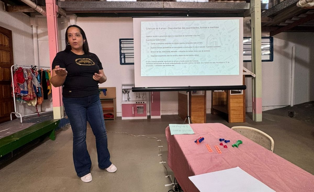 Formação fortalece ensino da matemática na Educação Infantil em Ribeirão Pires