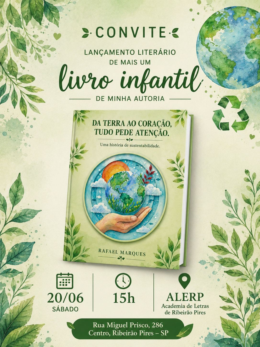 Lançamento Literário na ALERP