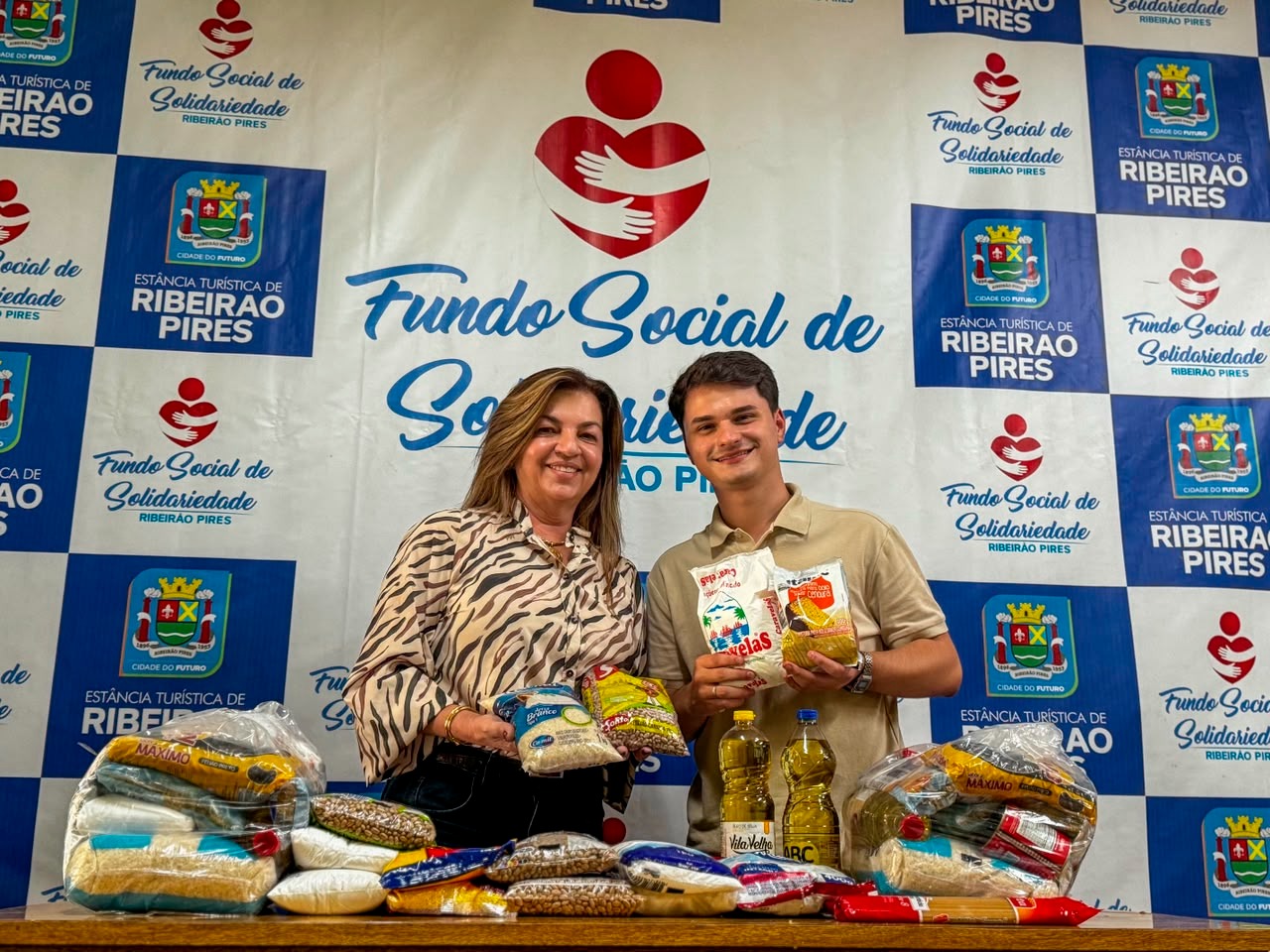 Fundo Social de Ribeirão Pires recebe mais de 100 kg de alimentos arrecadados em campeonato solidário de futevôlei