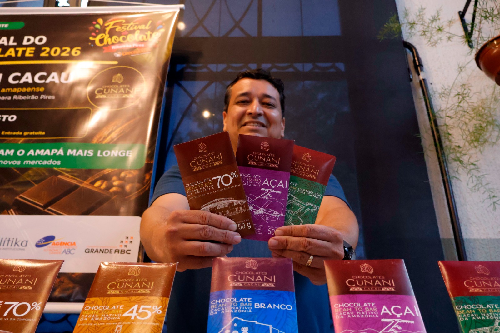 Festival do Chocolate by Chocolândia recebe pela primeira vez chocolates artesanais da Amazônia com sabores do Amapá
