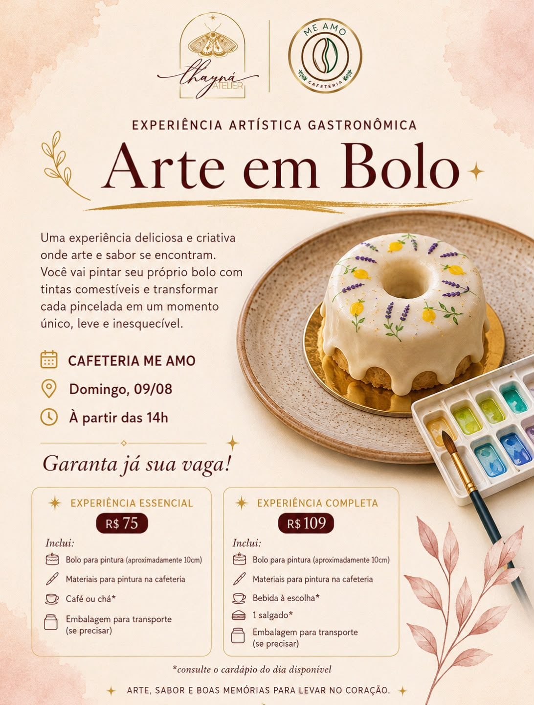 🎨🍰 ARTE, CULTURA E GASTRONOMIA: UMA EXPERIÊNCIA PARA SABOREAR COM OS OLHOS E O CORAÇÃO!