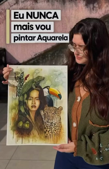 Em vídeo emocionante, a artista Thayná transforma a arte em força para enfrentar a ELA e lutar por tratamento no Brasil