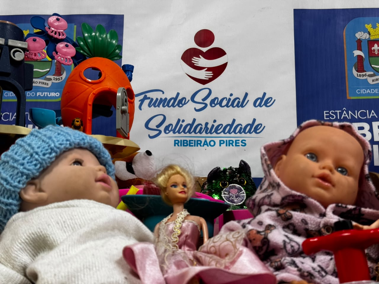 Campanha do Fundo Social para arrecadação de brinquedos termina amanhã (6) em Ribeirão Pires