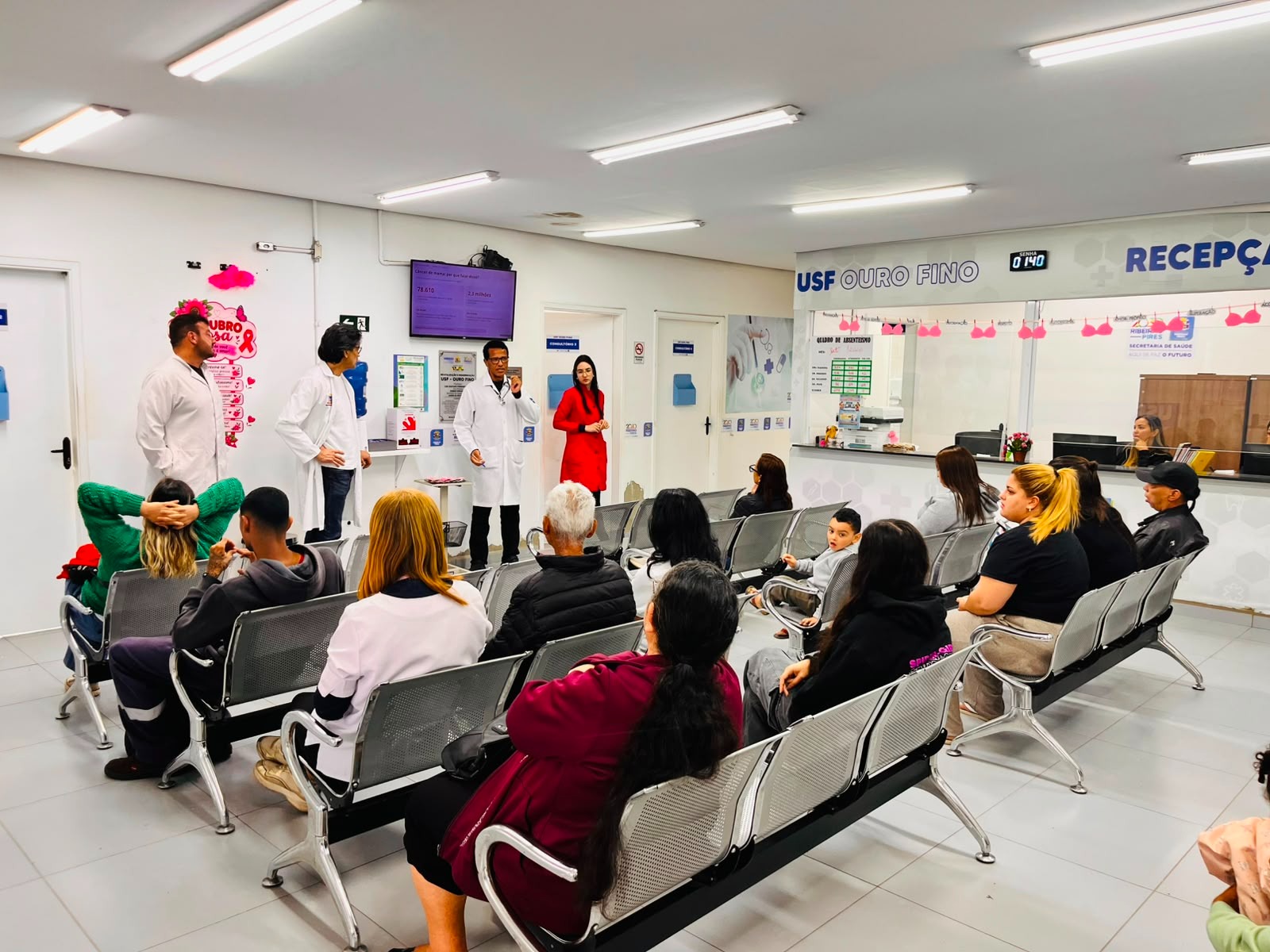 Ribeirão Pires reforça importância da prevenção ao câncer de mama em palestra na USF Ouro Fino